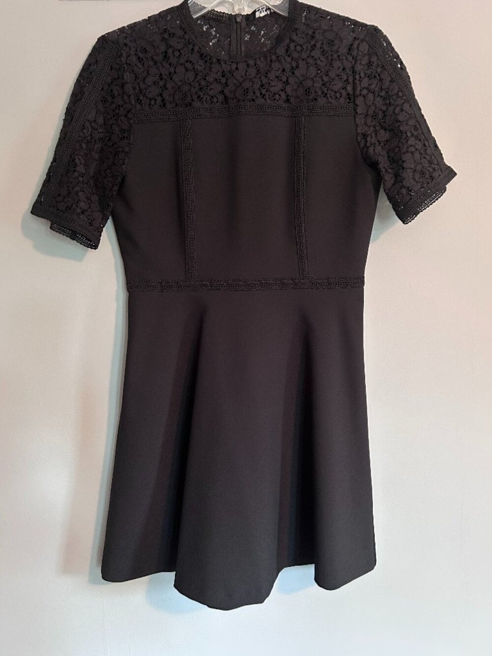 Zara Woman Black Fit and Flare Dress